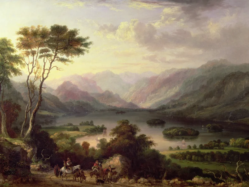 1805-Arthur Hughes - Derwentwater, Cumberland